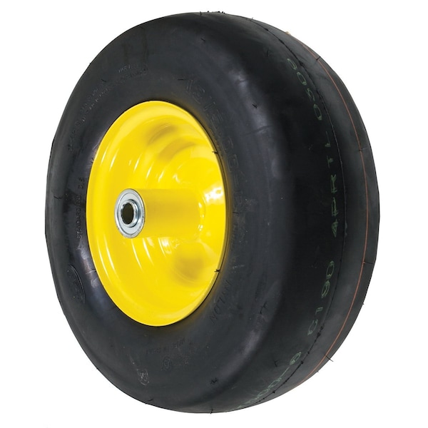 WHEEL-SMOOTH, 13X5X6, YELLOW, FP 12" x12" x5.75"